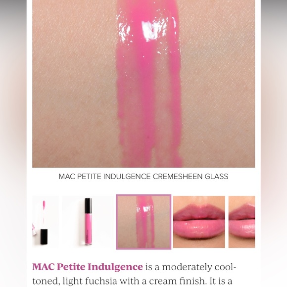 PETITE INDULGENCE MAC CREMESHEEN GLASS Limited Edition - Picture 6 of 12
